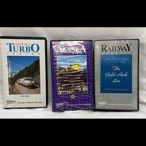 Tantres , The Finest In Railroad Videotapes, set of 3, Never Used